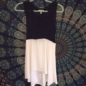 Monteau Los Angeles navy dress